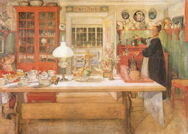 Carl Larsson Just a Sip